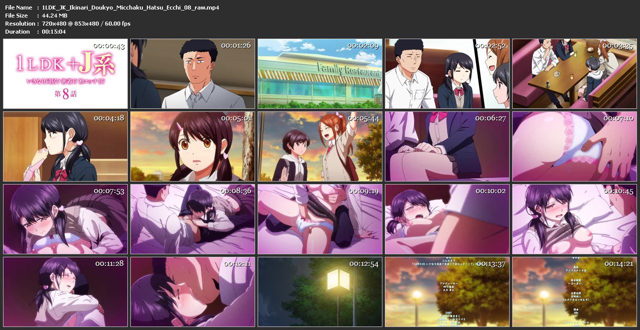 1LDK + JK Ikinari Doukyo? Micchaku!? Hatsu Ecchi!!? 08.mp4