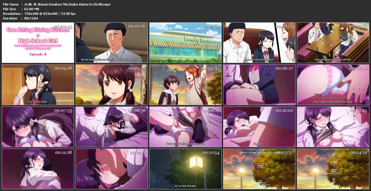 1LDK + JK Ikinari Doukyo? Micchaku!? Hatsu Ecchi!!? 08.mp4