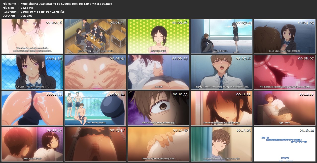Mujikaku na Osananajimi to Kyoumi Honi de Yatte Mitara 02.mp4
